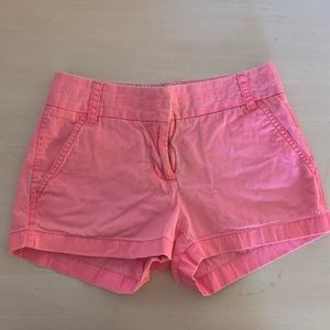 Women’s size 00 shorts J. Crew pink